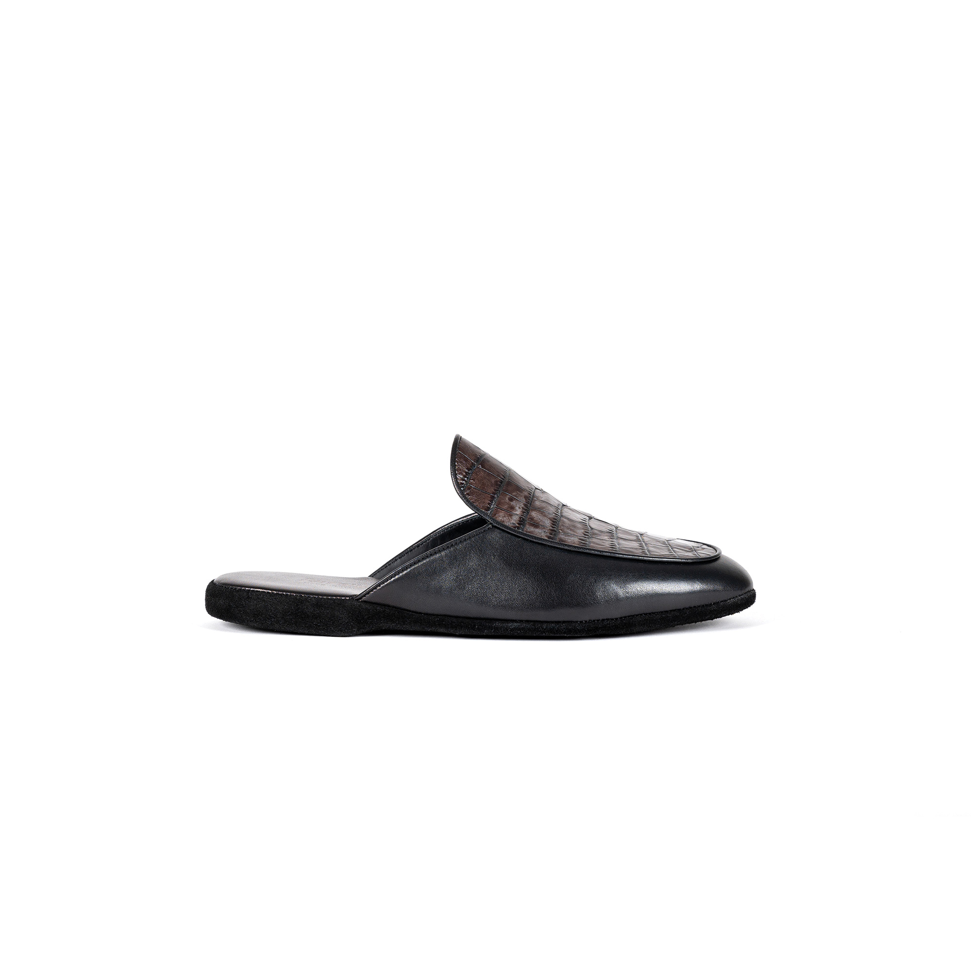 Indoor luxury slipper in Nappa leather - Farfalla italian slippers