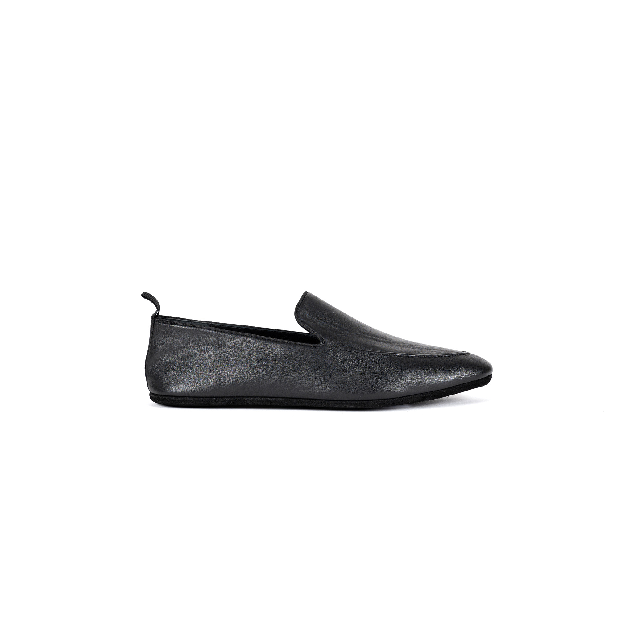 Classic indoor slipper in Nappa leather - Farfalla italian slippers