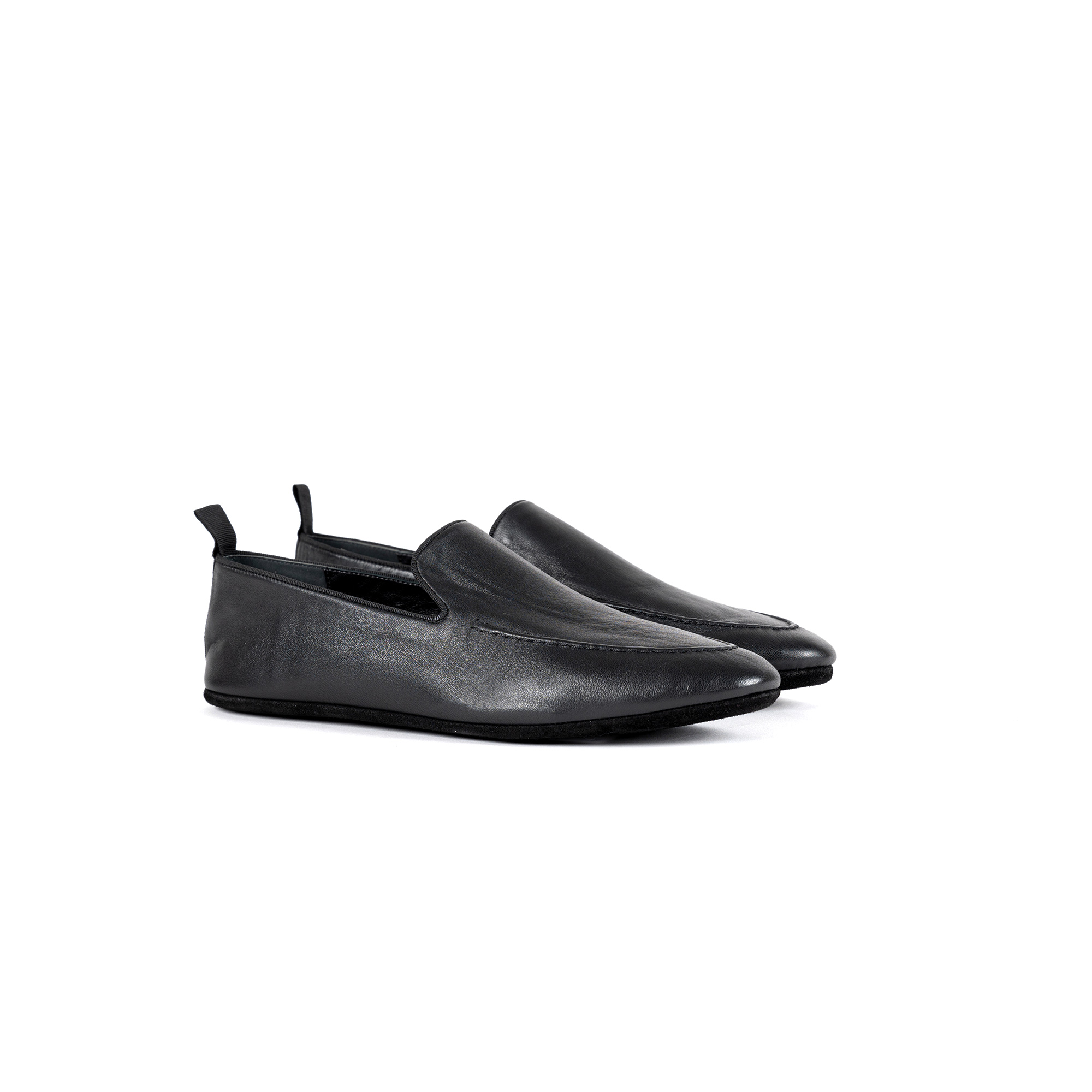 Classic indoor slipper in Nappa leather - Farfalla italian slippers