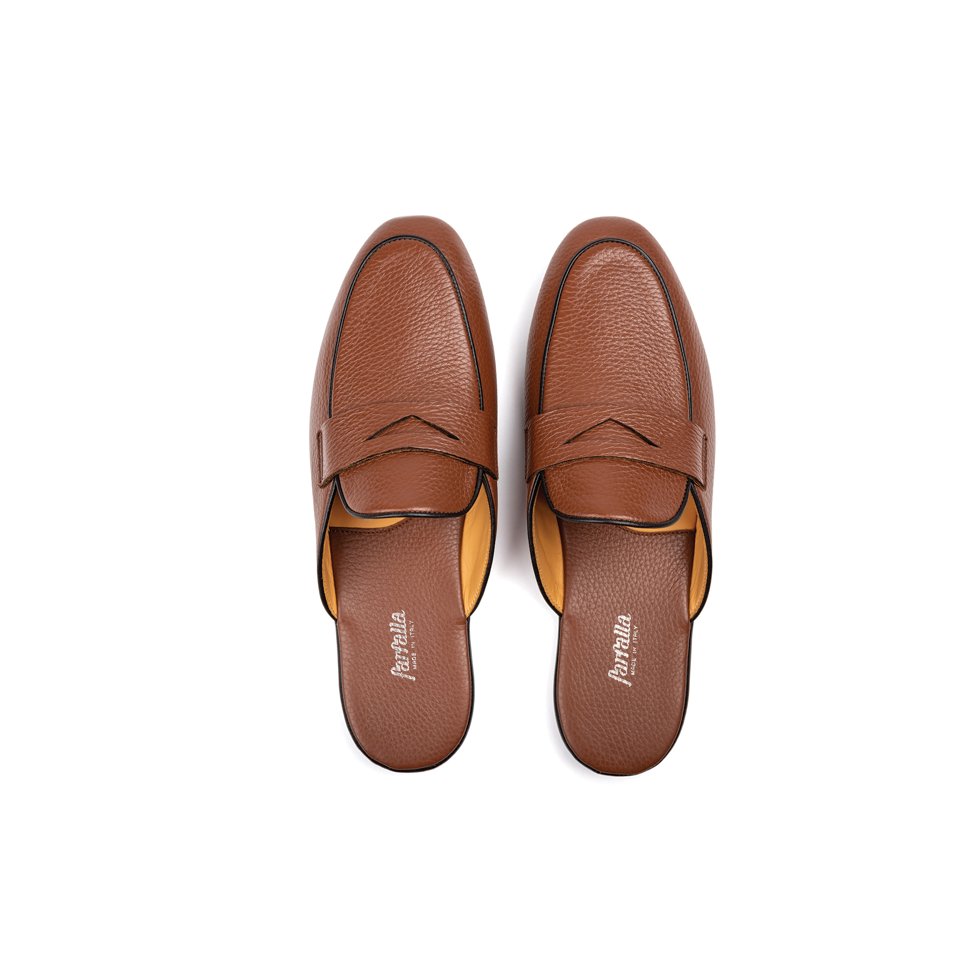 Classic indoor slipper in deerskin - Farfalla italian slippers