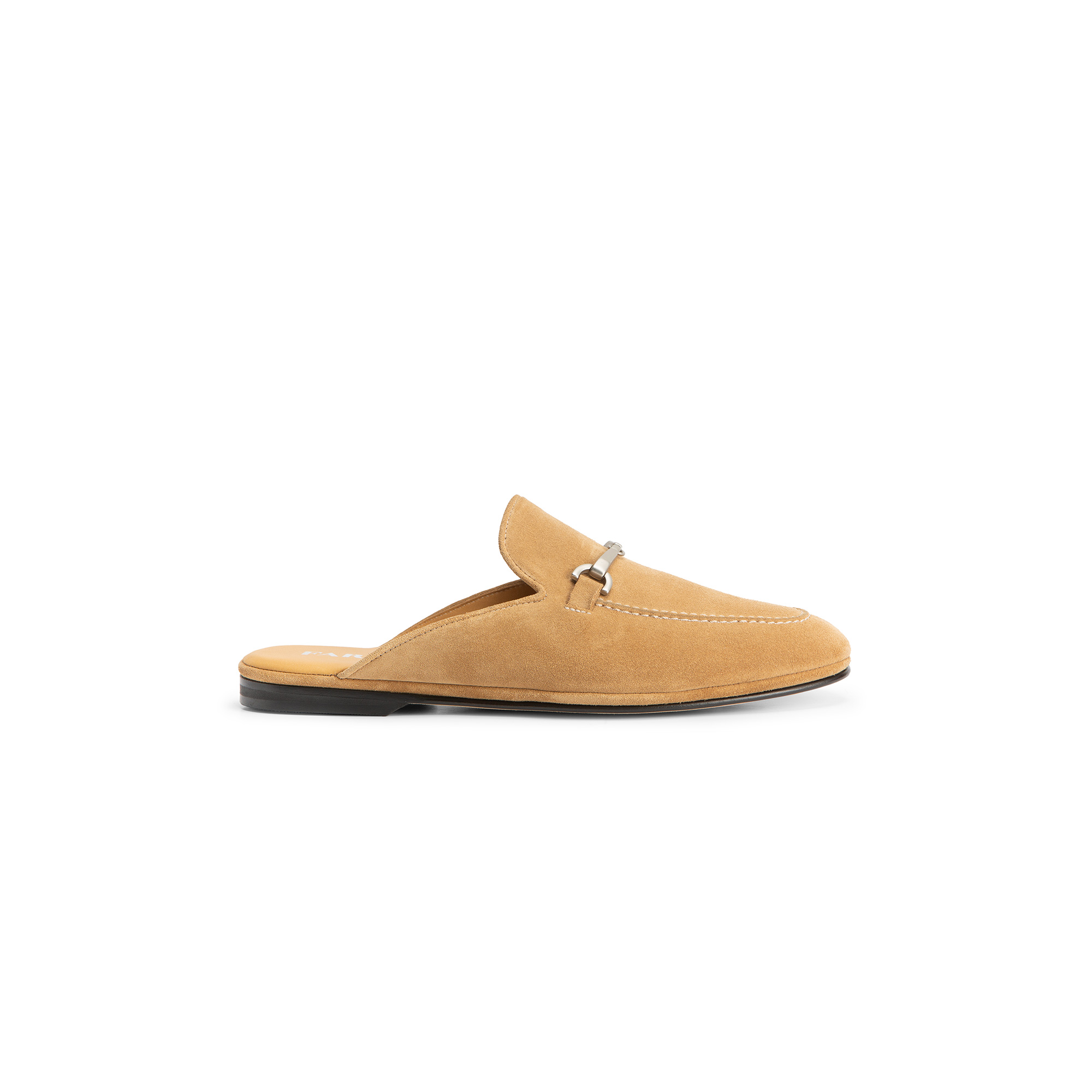 Pantofola esterno aperta velour nude - Farfalla italian slippers